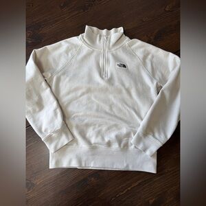 The North Face Men's Zip Up White Sweater